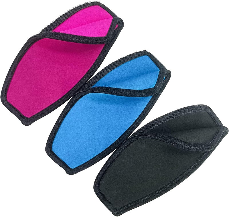 Jwintee Diving Mask Slap Strap Scuba Mask Straps Neoprene Mask Strap Cover Goggle Strap Hair Protector Wrap Swimming Water Sports for Dive Snorkel, 3 Pieces - Image 1